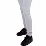 Ladies Slim Fit Silver Sweatpants